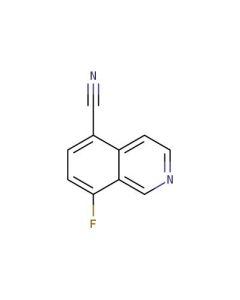 Astatech 8-FLUOROISOQUINOLINE-5-CARBONITRILE, 95.00% Purity, 0.25G
